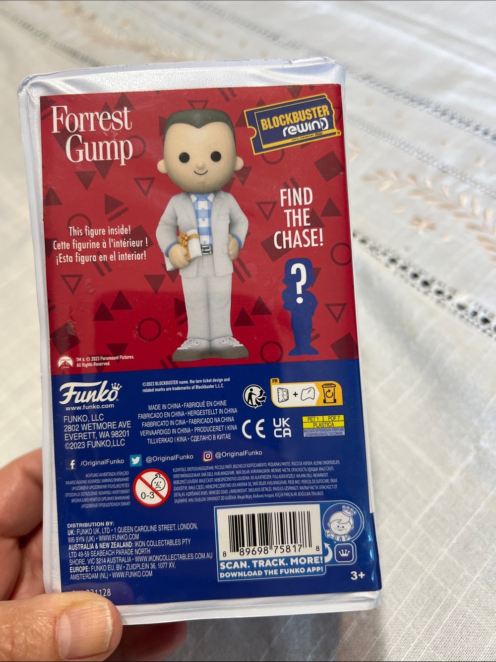 Funko Forrest Gump Figure in White and Blue Packaging - Picture 4 of 5
